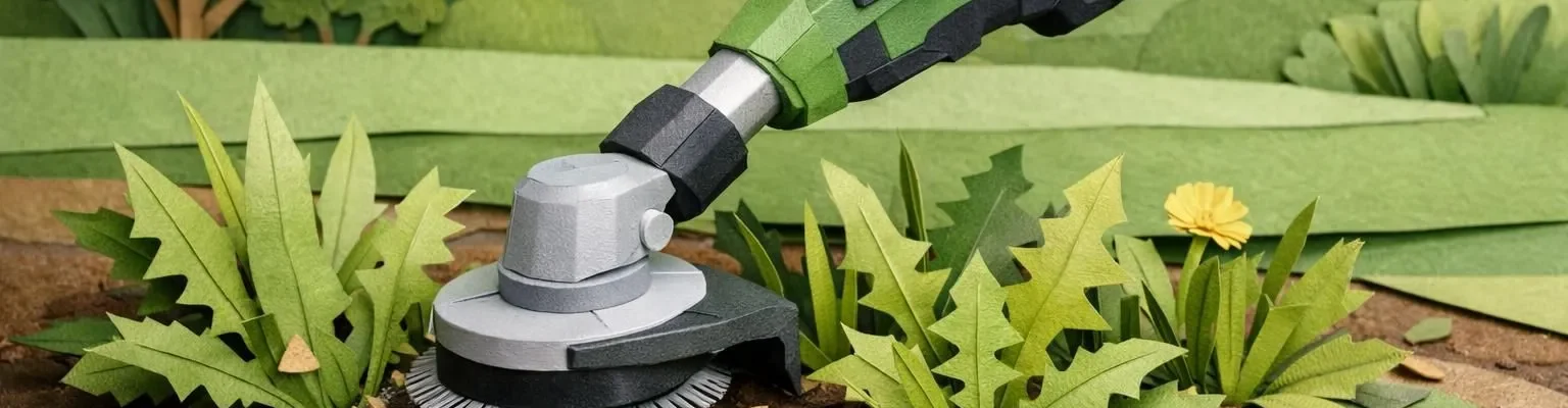 Désherbeuse électrique batterie innovante pour un entretien professionnel et écoresponsable des espaces verts.
